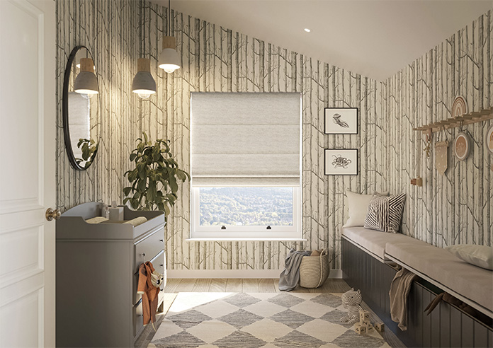 Mirdif, Natural - Twist&Fit Roman Blind - Image 8